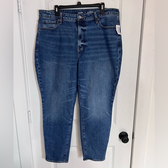 Old Navy Denim - NWT Old Navy High-Rise O.G. Straight Secret Smooth Pockets Medium Wash Jeans